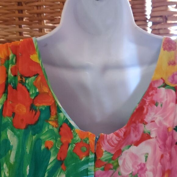 Vintage Jams World Bouquet Burst Dress L - Picture 6 of 8